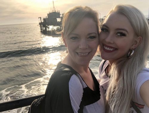 Hailey Reese and her mother