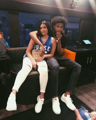 Marvin Bagley and his girlfriend, Rissa