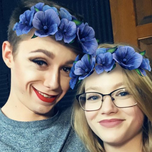 Ethan Best and his girlfriend, Ammy
