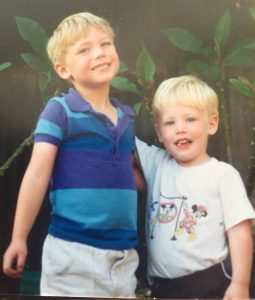 Baby Kory DeSoto with his older brother