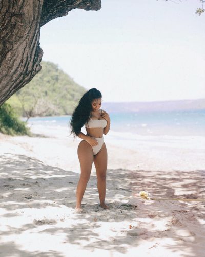 Aaliyah Jay on a vacation