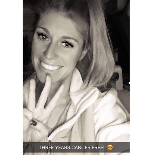Kayce Smith three years free from cancer