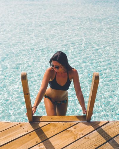 Nadine Sykora in a bikini