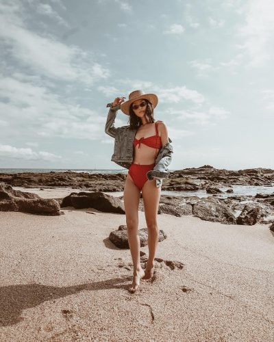 Sophia Chang in a bikini