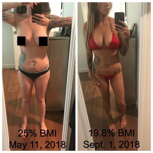 Stephanie Nicole's body transformation