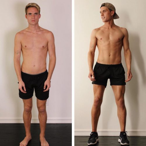 Austin Rhodes's physical transformation