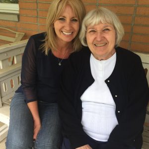 Patty Harken with her mother