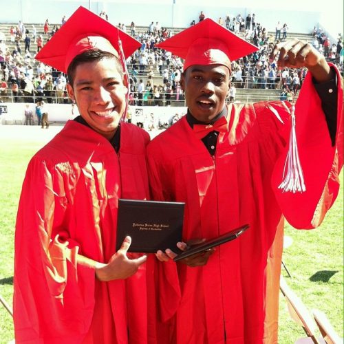 Sergio Mejia at his graduation