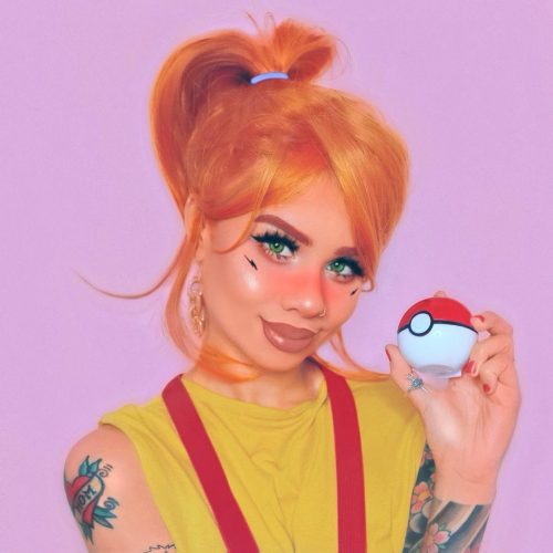 Eleanor Barnes transforming into Pokemon character