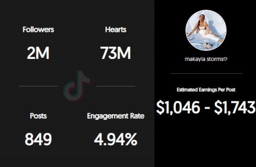 Makayla Storm TikTok earnings