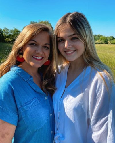 Kayla Patterson and her mom