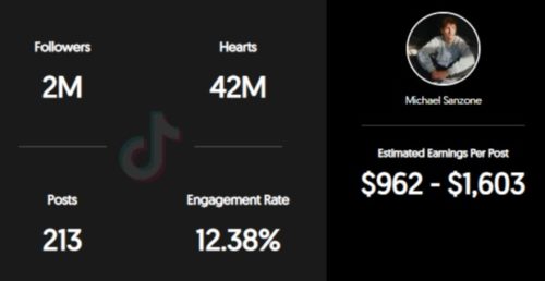 Michael Sanzone TIkTok earnings