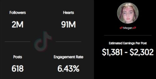 Swagatronforever estimated TikTok earning