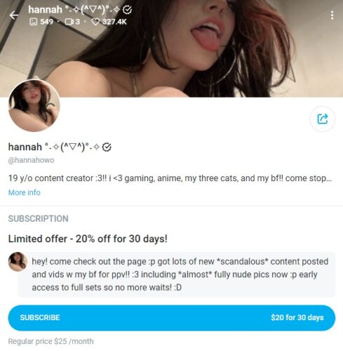 Hannah Owo onlyfans