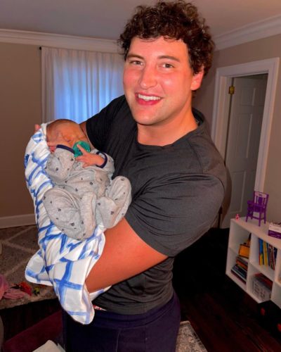 Alx James with his nephew