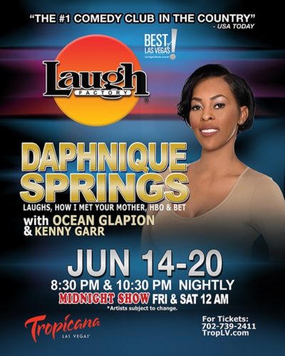 Daphnique Springs's poster of one of her shows