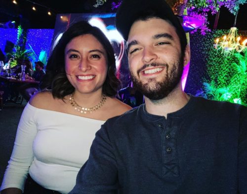 NoahJ456 with his wife
