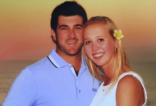 Jessica Korda with her husband