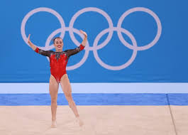 Vanessa Ferrari winning in Olympics'