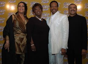 Tramaine Hawkins with her family