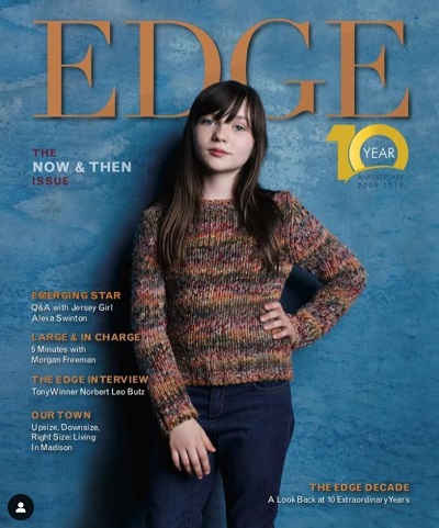 Alexa Swinton featured in Edge magazine