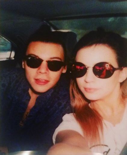 An old photo of Gemma Styles with Gemma Styles