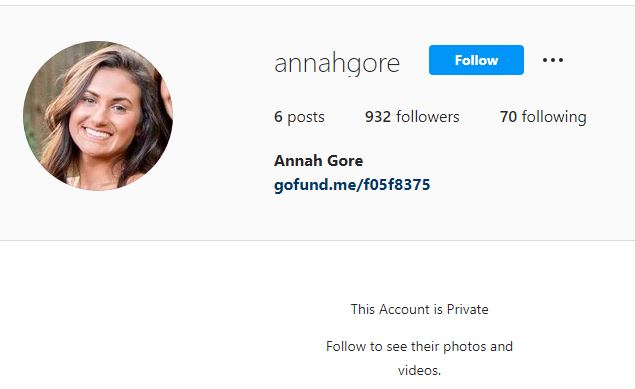 Annah Gore's IG profile