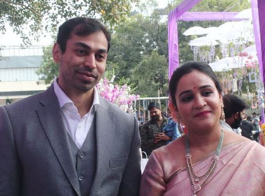 Aparna Yadav and her husband