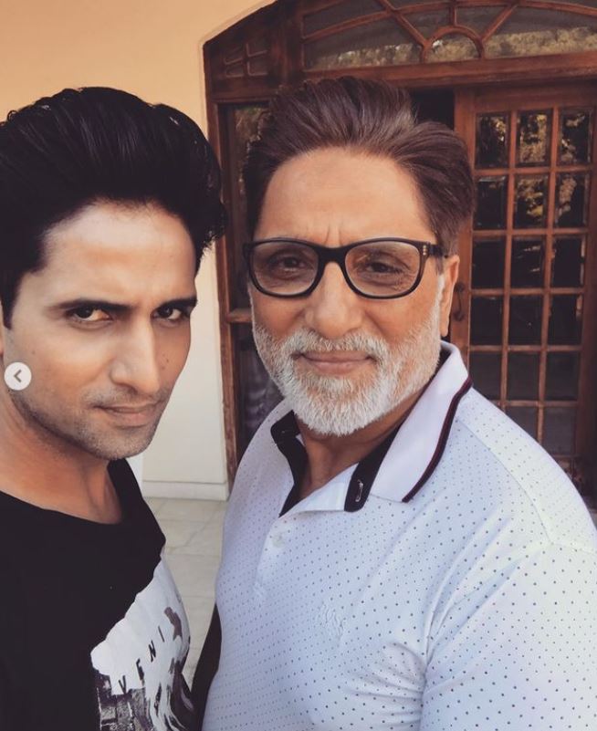 Arslan Goni with his father