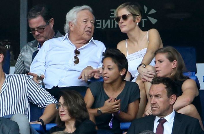 Blumberg and Robert Kraft spotted in various public places