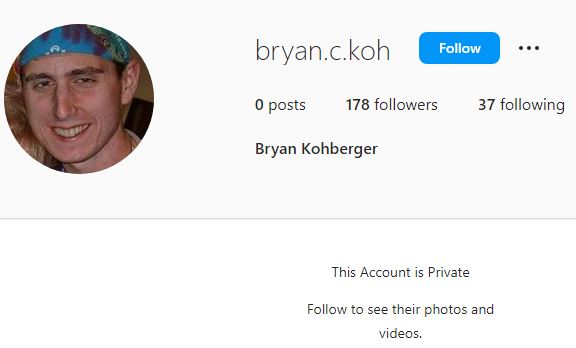 Bryan's Instagram account