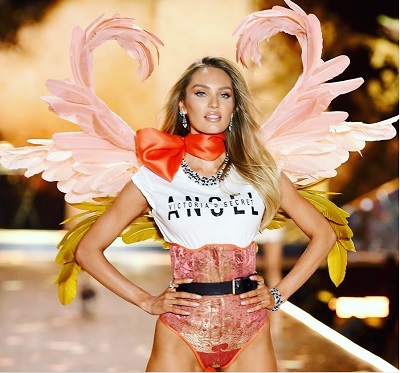 Candice Swanepoel became a Victoria's Secret Angel in the year 2010