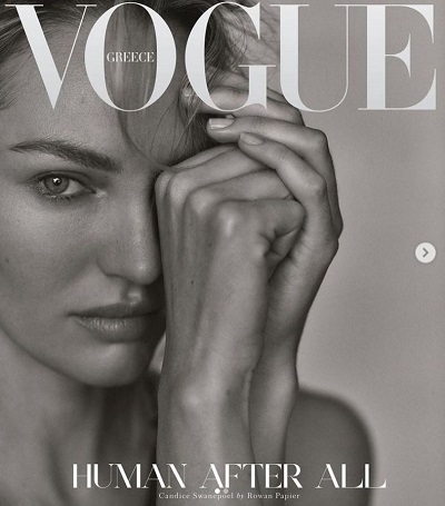 Candice Swanepoel featured in Vogue