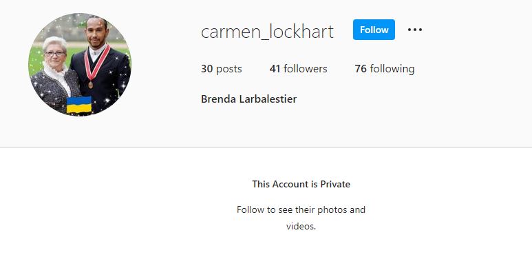 Carmen's Instagram account