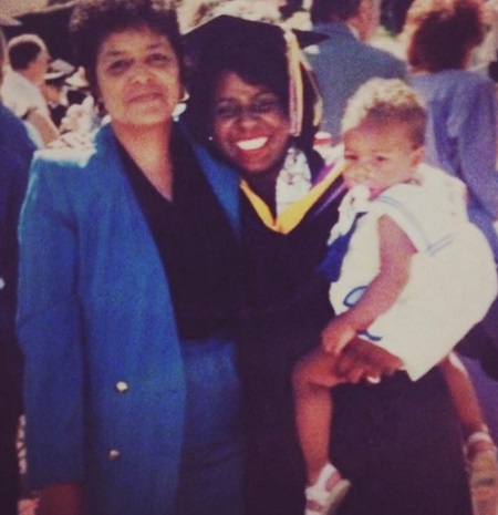Chanel Dijon with her mother and grandmother