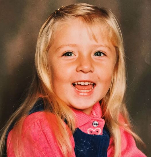 Childhood photo of Marnie