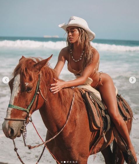 Cindy Prado likes horse riding