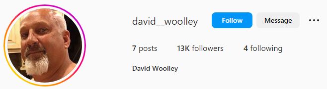 David's Instagram account