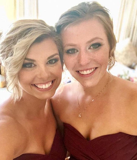 Desiree white with her sister