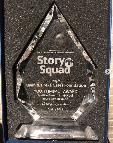 Dreka Gates foundation won Youth Impact award