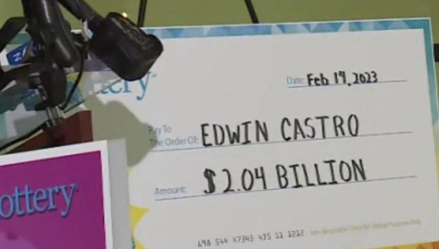 Edwin Castro received USD 2.04 Billion check