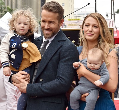 Elaine Lively's daughter Blake Lively with her husband Ryan Reynolds