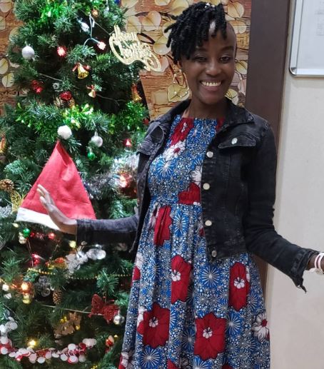 Grace Mwai celebrates Christmas