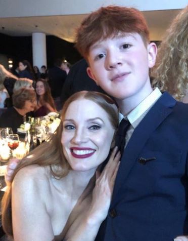 Gregory and Jessica Chastain