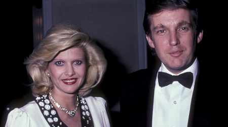 Ivana Trump with Her exi-husband Donald Trump