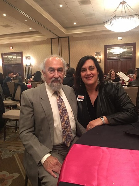 Judge Maya Guerra Gamble with her father Luis Guerra