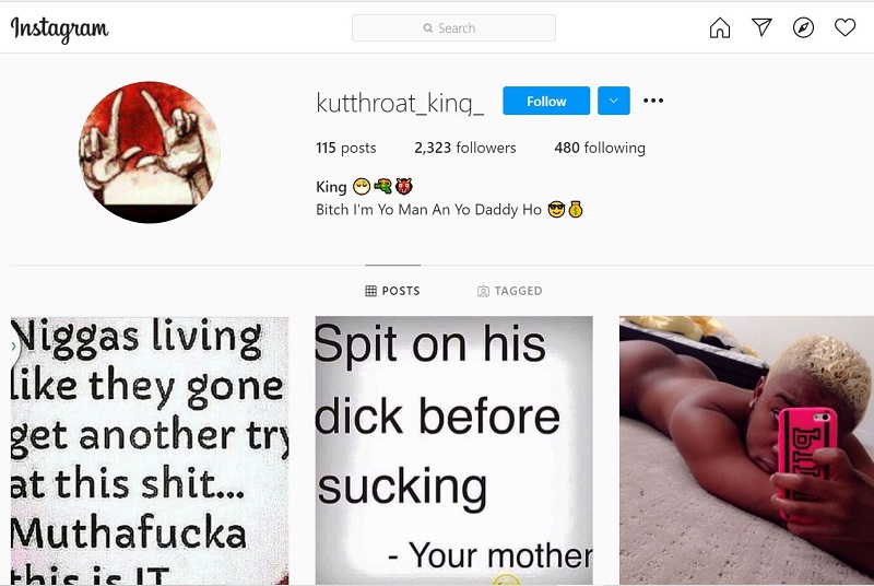 KTS Dre's Instagram account