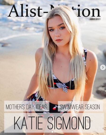 Katie Sigmond featured on magazine cover