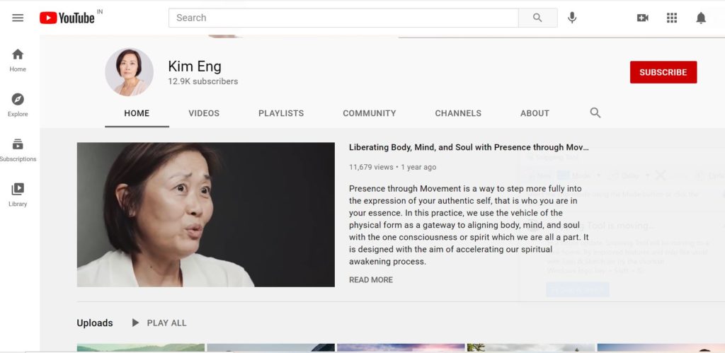 Kim Eng has 12.9k subscribing on YouTube channel