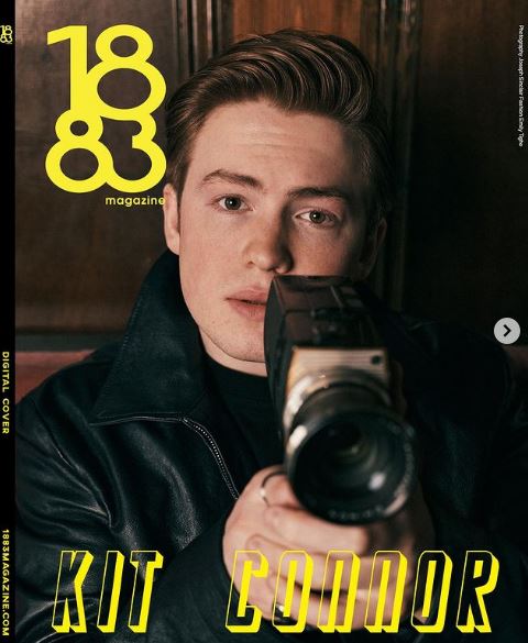 Kit Connor featured on various magazine covers